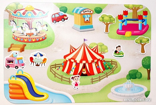 Магнитная доска Десятое королевство Во дворе и в парке 04021