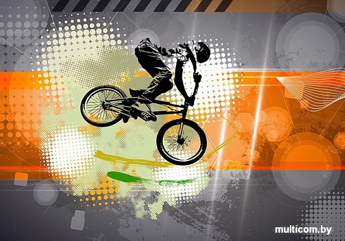 Фотообои Citydecor Байк трэвел с защитным покрытием 200x140