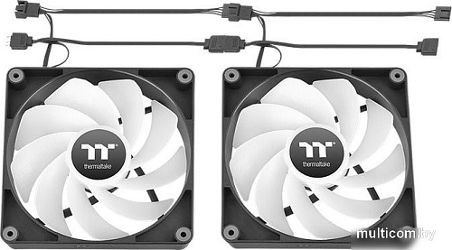Набор вентиляторов Thermaltake CT140 Sync Reverse ARGB 2-Fan Pack CL-F174-PL14SW-A