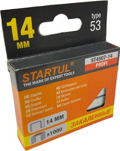 Скобы Startul ST4507-14 (1000 шт)