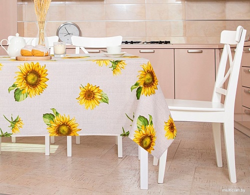 Скатерть АртПостель Подсолнухи СБ.150x220