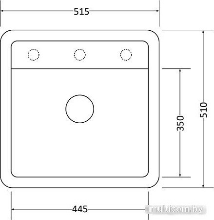 Кухонная мойка ZorG Como 51 (черный оникс)