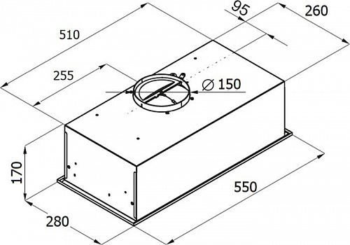 Кухонная вытяжка Monsher Inna 55 B