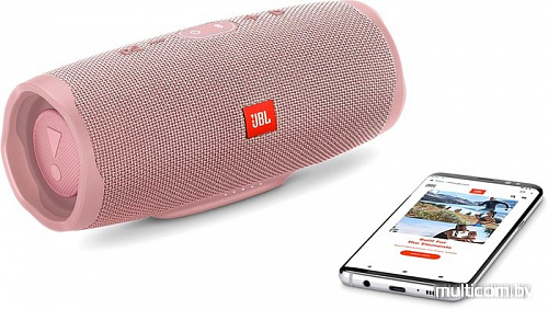 Беспроводная колонка JBL Charge 4 (розовый)