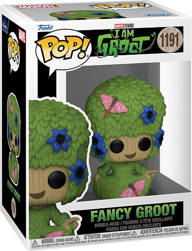Фигурка Funko POP! Bobble Marvel I Am Groot Fancy Groot Marie Hair (1191) 70649