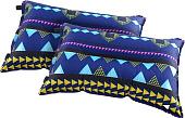 Подушка туристическая Mio Tesoro TBD0371514901A (2 шт, темно-синие полосы)