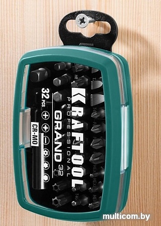 Набор бит KRAFTOOL 26083-H32 (32 предмета)