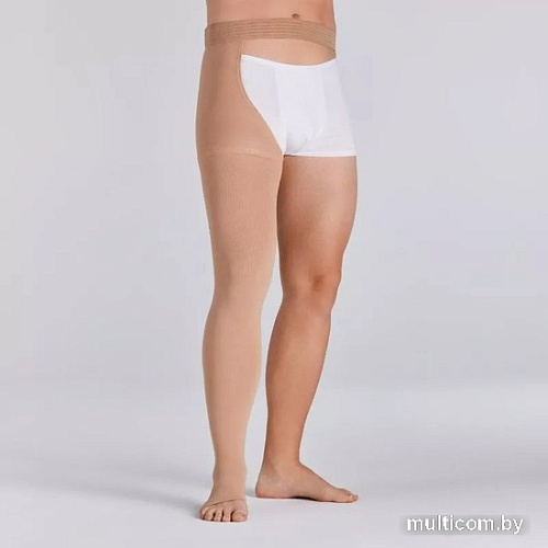 Чулок компрессионный Venoteks 2P288 стандарт 2 кл.к. (р.6, левый, бежевый)