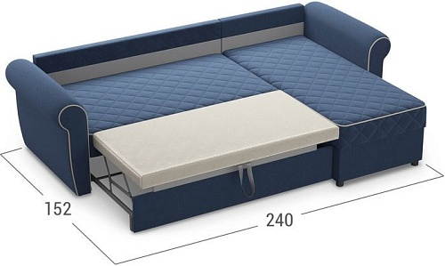 Угловой диван Moon Trade Гамбург 123 003950 (синий)