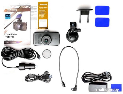 Автомобильный видеорегистратор TrendVision TDR-708 City GPS