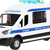 Игрушечный транспорт Технопарк Ford Transit Полиция TRANSITVAN-22PLPOL-WH