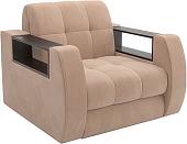 Кресло-кровать Мебель-АРС Барон №3 (велюр, бежевый Luna 061)