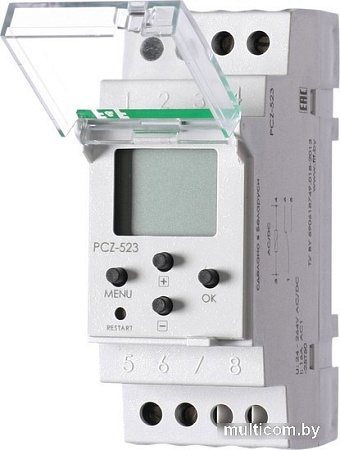 Реле времени Евроавтоматика F&F PCZ-523 EA02.002.003