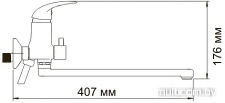 Смеситель Wasserkraft Isen 2602L