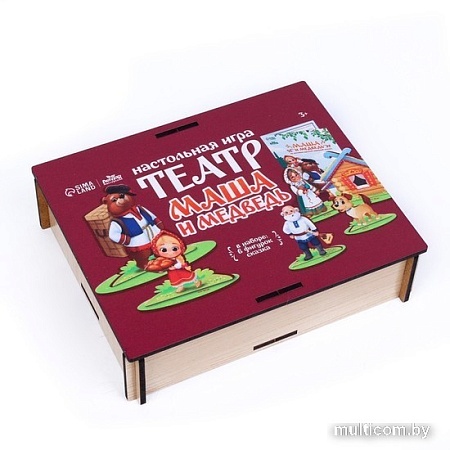 Развивающая игра Лесная мастерская Настольный театр "Маша и медведь" 9118404
