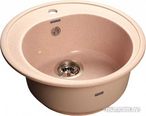 Кухонная мойка GranFest GF-R510 (светло-розовый)