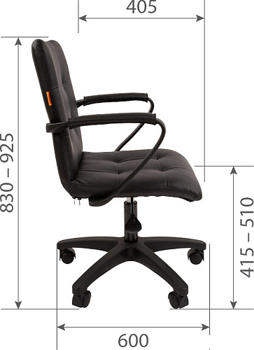 Офисное кресло CHAIRMAN 030 (ткань, T-75 бирюзовый/пластик)