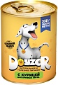 Консервированный корм для собак Doyzer с курицей для крупных пород 338 г