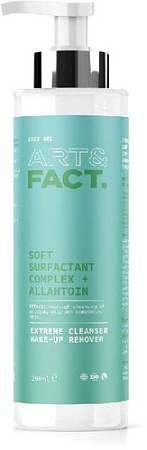 Art&Fact Гель для умывания Soft surfactant complex + Allantoin для жирной кожи (200 мл)