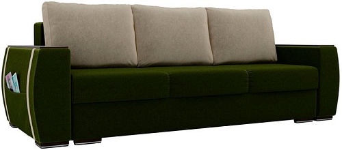 Диван Лига диванов Брион 101766 (зеленый/бежевый)