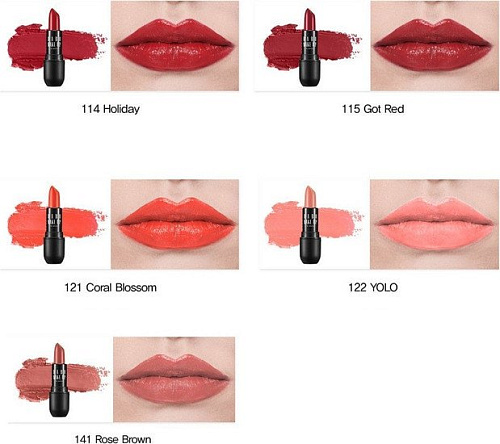 Губная помада Dabo Make Up Real Rouge Matte 111 Love Me Red (3 г)