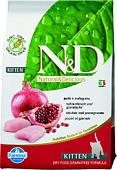 Корм для кошек Farmina N&D Cat Chicken & Pomegranate Kitten 0.3 кг