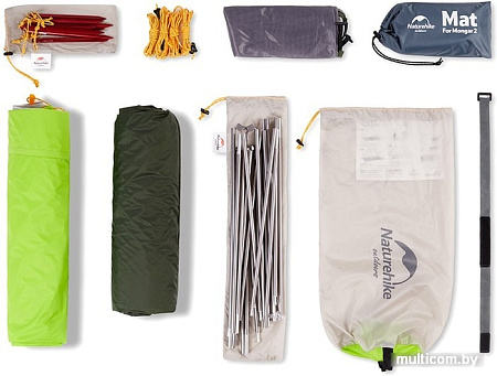 Палатка Naturehike Mongar Ultralight 2 NH17T007-M (серый)