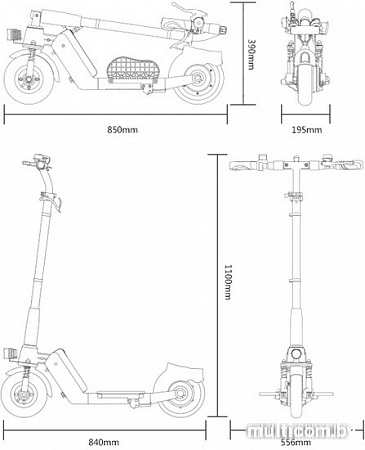 Самокат Airwheel Z5 (белый)