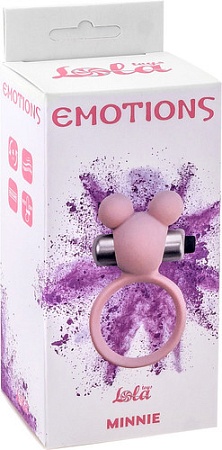 Виброкольцо Lola Games Emotions Minnie 4005-02Lola (розовый)