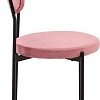 Стул Stool Group Барбара (велюр пыльно-розовый/черный)