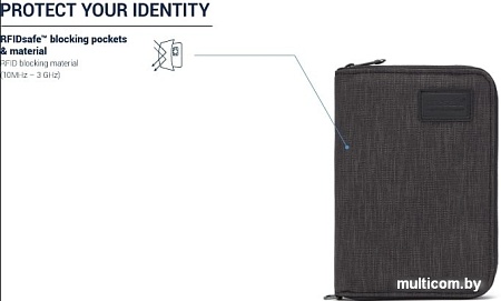 Кошелек Pacsafe RFID Blocking Compact (серый)