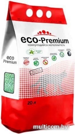 Наполнитель для туалета Eco-Premium с ароматом алоэ 20 л