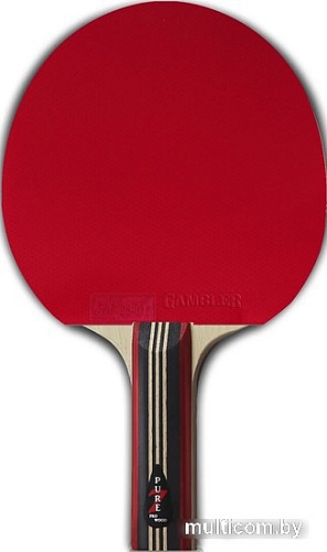 Ракетка для настольного тенниса Gambler Pure 7 Nine Ultra Tack GRC-8 (прямая)