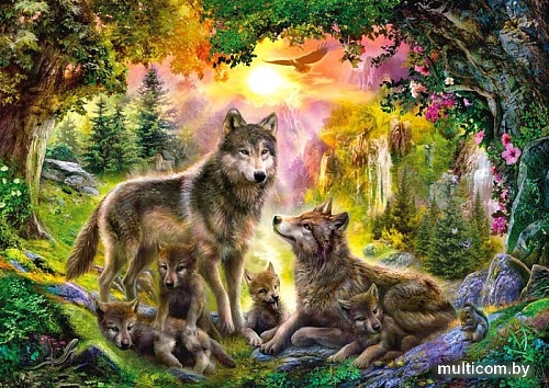 Пазл Step Puzzle Волки
