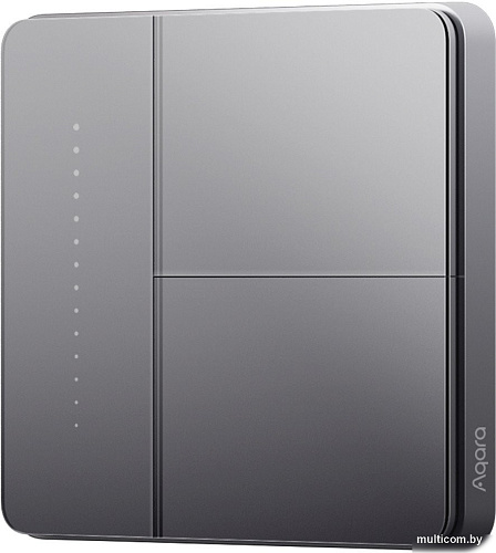 Выключатель Aqara Z1 Pro 2 клавиши (графитовый)