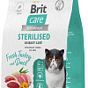 Сухой корм для кошек Brit Superpremium Sterilised с индейкой и уткой для стерилизованных (профилактика МКБ) 400 г