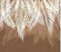 Фотообои Citydecor Пальмовые листья 300x260 (коричневые гранж)