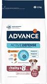 Сухой корм для собак Advance Mini Senior для малых пород старше 8 лет 1.5кг