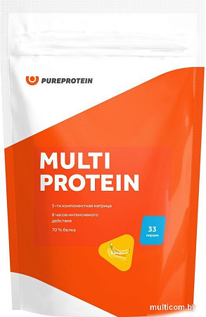 Протеин сывороточный (изолят) Pureprotein Multi Protein (1000 г, банан)
