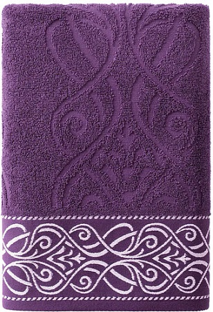 Полотенце Aquarelle Толедо 50x90 (баклажан)