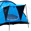 Треккинговая палатка КомфортПром На 4 персоны с крышей SDH103 (синий)