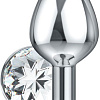 Анальная пробка Lola Games Diamond Clear Sparkle XL 4028-02Lola (прозрачный)