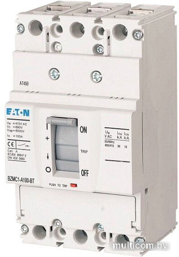 Выключатель автоматический Eaton BZMC1-A80-BT 80A 3P 36кА 131263