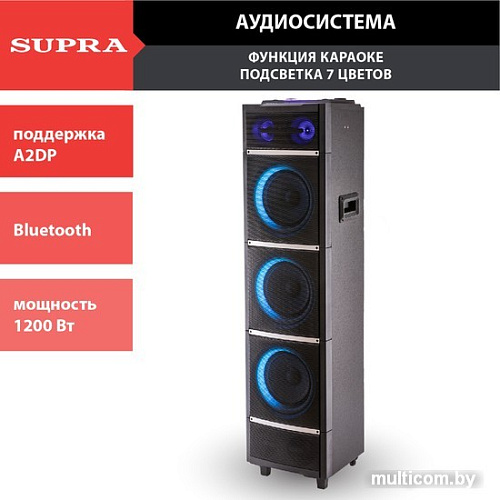 Колонка для вечеринок Supra SMB-1200