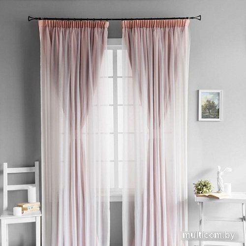 Комплект штор Pasionaria Милли 280x270 (2 шт, розовый)
