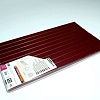Металлический канал для переплета OPUS Classic 304x13 мм OCH1330410BOR (10 шт, бордовый)
