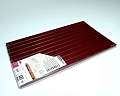 Металлический канал для переплета OPUS Classic 304x13 мм OCH1330410BOR (10 шт, бордовый)