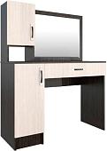 Туалетный столик с зеркалом ДСВ Ронда МСР1100.1 (венге цаво/дуб белфорт)