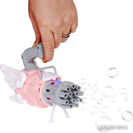 Пистолет для создания мыльных пузырей Bondibon Наше Лето. Мыльная пушка ВВ5423