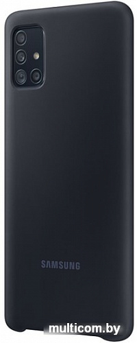 Чехол Samsung Silicone Cover для Samsung Galaxy A51 (черный)